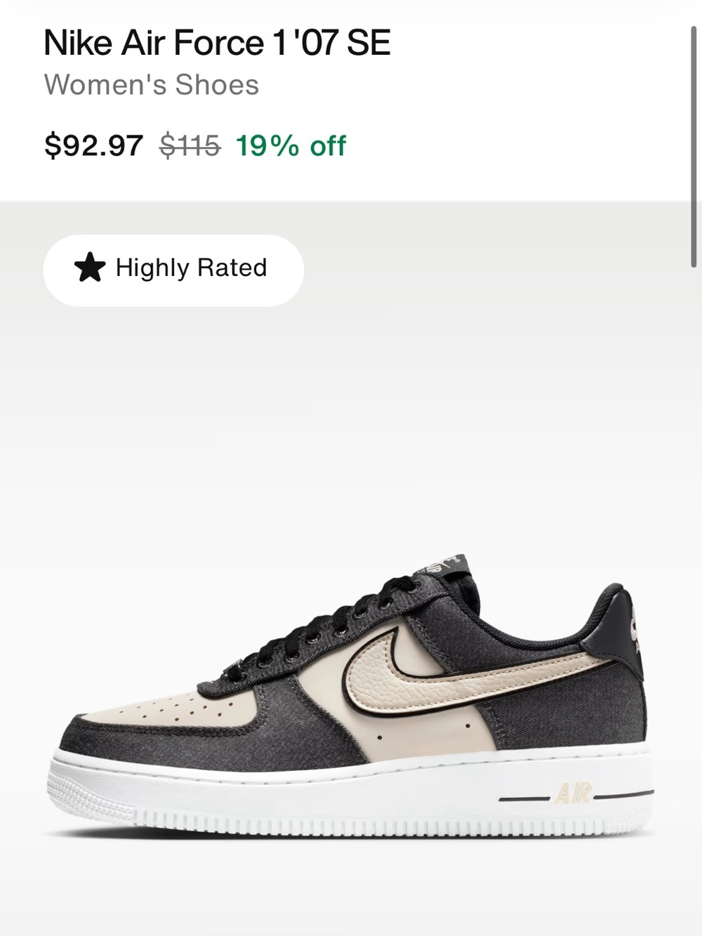 Women’s Nike Air Force 1 one